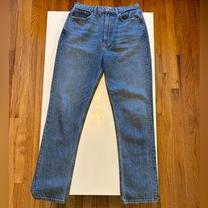 Reformation Women’s Classic Blue Straight Leg Jeans